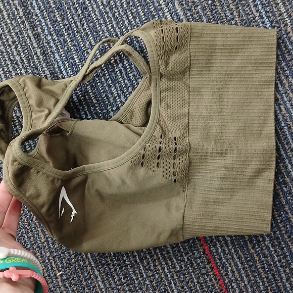 Gymshark Sports Bra Green Size XS - Picture 2 of 6